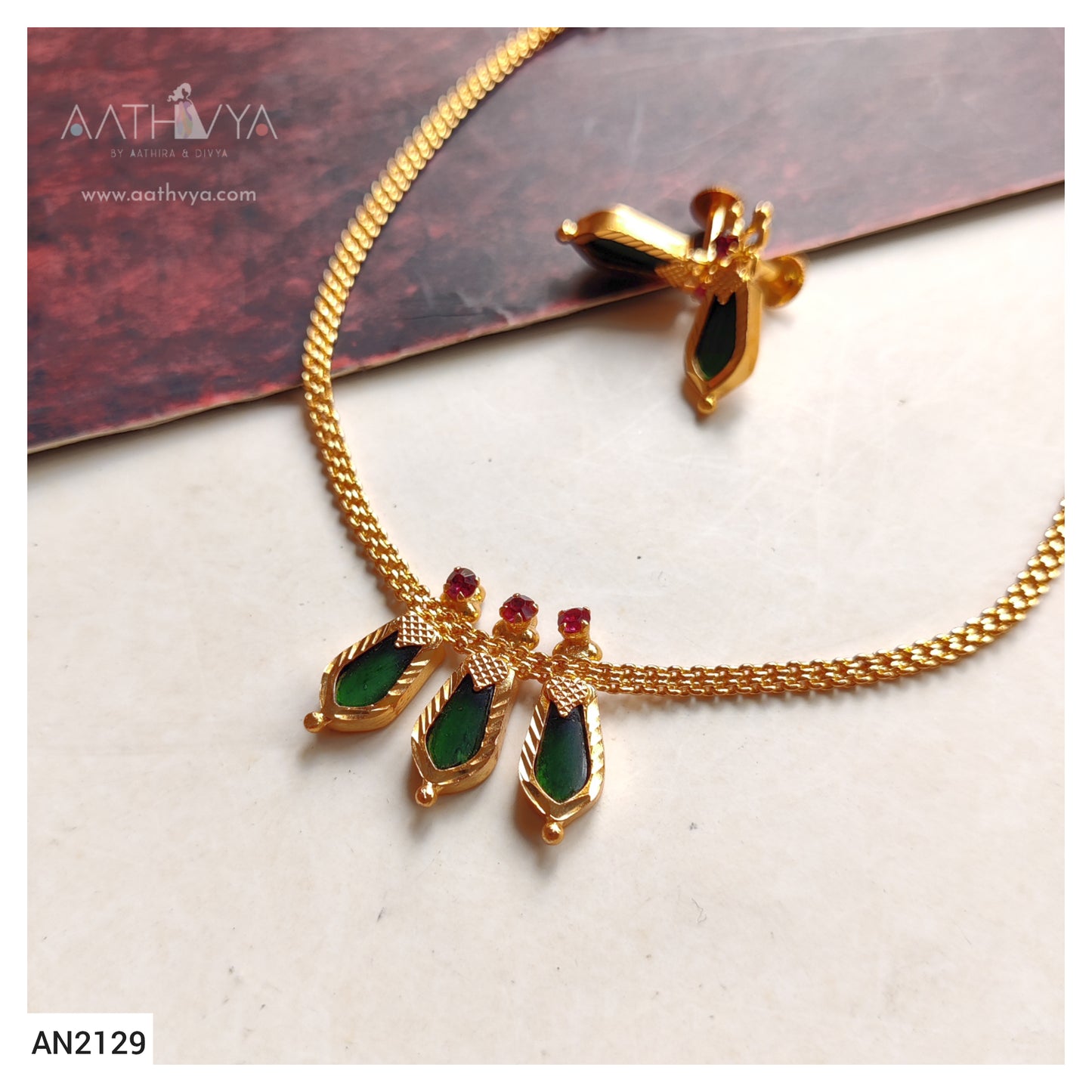 TRI NAAGAPADAM NECKLACE SET - AN2129