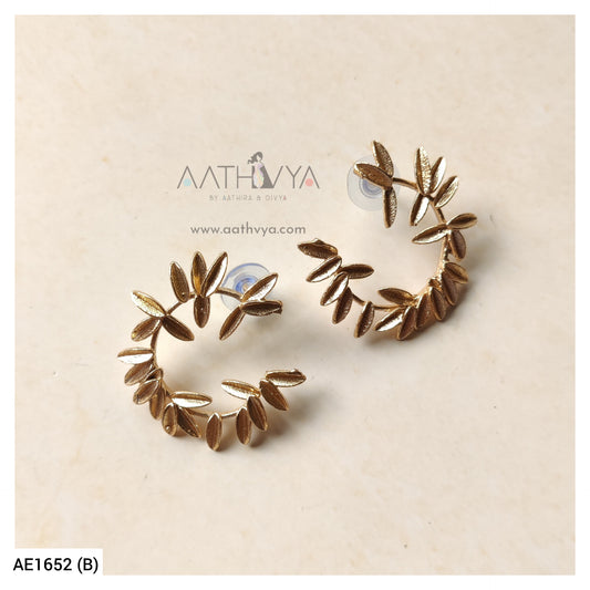 LEAF STUDS - AE1652 (B)