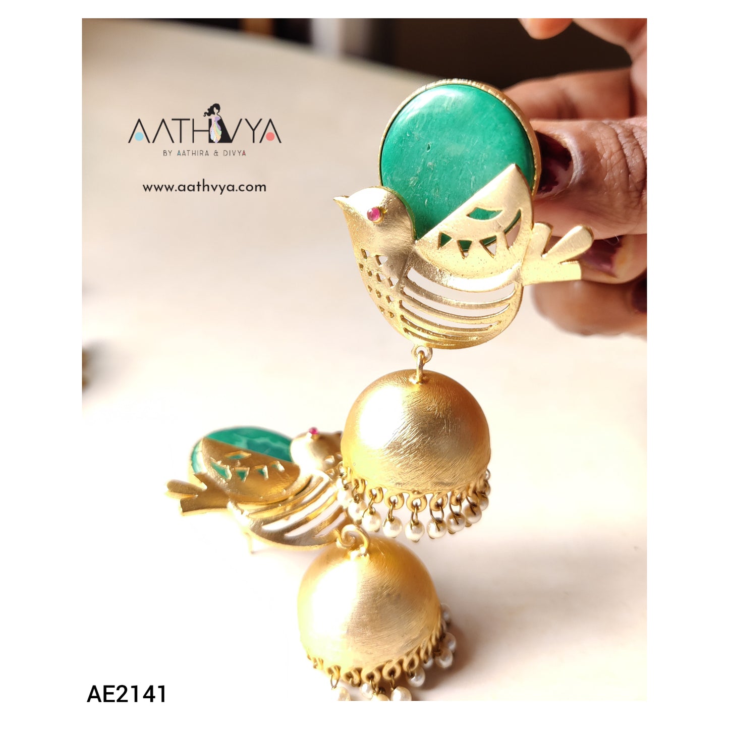 BIRD MATTE JHUMKA - AE2141